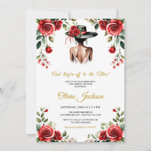 And They’re Off to the Altar! Derby Theme  Invitation