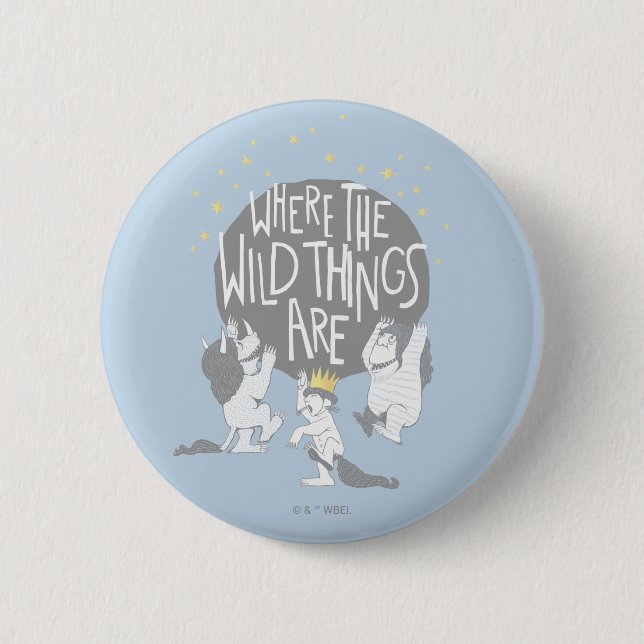 And they Roared Their Terrible Roars! Button (Front)