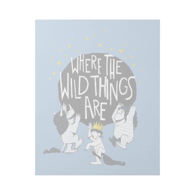 And they Roared Their Terrible Roars! Gallery Wrap (Front)