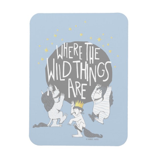 And they Roared Their Terrible Roars! Magnet (Vertical)