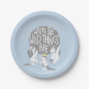 And they Roared Their Terrible Roars! Paper Plates
