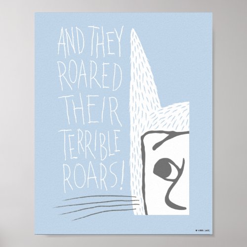 And they Roared Their Terrible Roars Poster