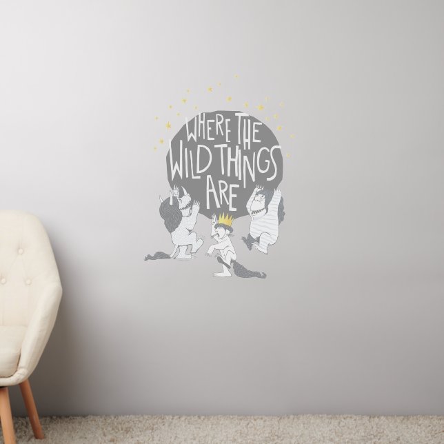 And they Roared Their Terrible Roars! Wall Decal (Living Room 2)