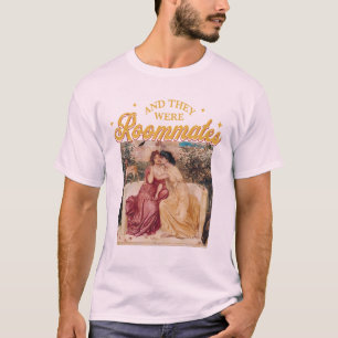 And They Were Roommates Vintage Lesbian T-Shirt