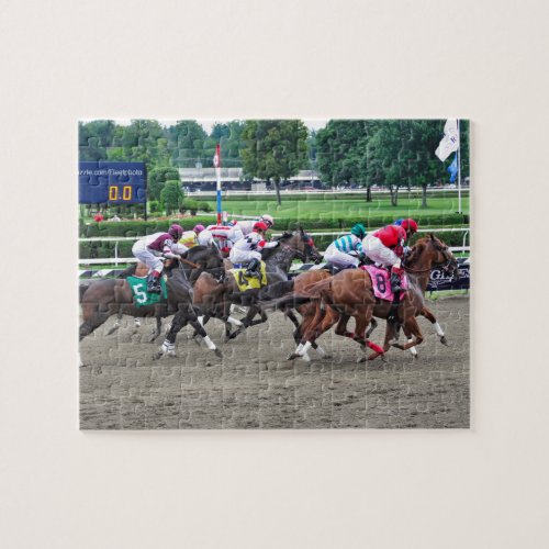 And Theyre off at Saratoga Jigsaw Puzzle