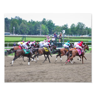 And They're off at Saratoga Photo Print