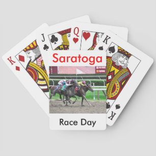 And They're off at Saratoga Poker Cards