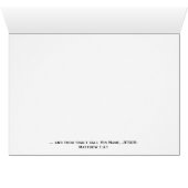 ... and thou shalt call His Name 'Yeshua' Cards (Inside Horizontal (Bottom))