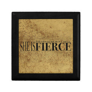 And though she be but little, she is fierce. jewelry box