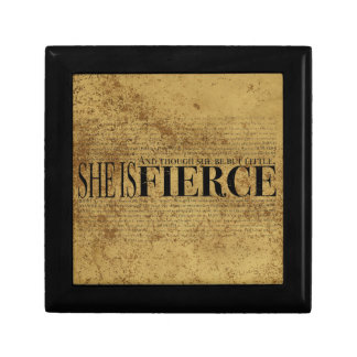 And though she be but little, she is fierce. jewelry box