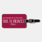 And though she be but little, she is fierce