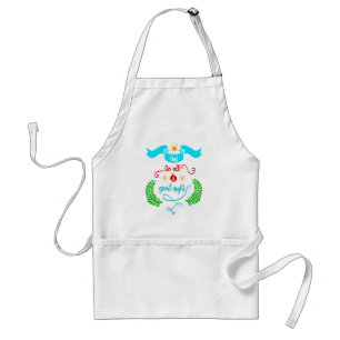 And To All A Good Night Christmas, Typography, ZSG Adult Apron