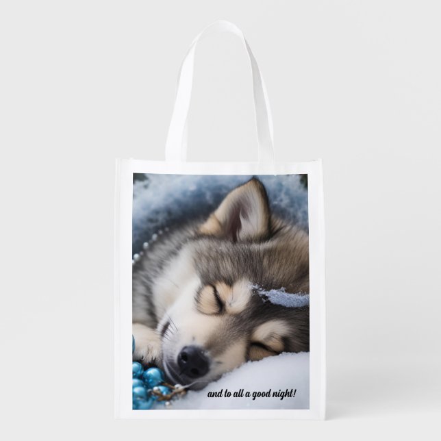 And to all a good night  grocery bag (Front)