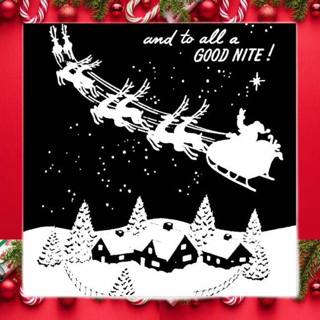 And to all a good night rubber stamp (Creator Uploaded)