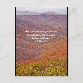 And to knowledge temperance; and to temperance pat postcard
