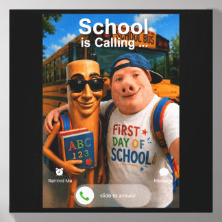 And Tung Tung Tung Sahur Back To School Is Calling Canvas Photo Tile