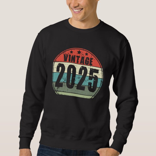 and vintage 2025 sweatshirt (Front)