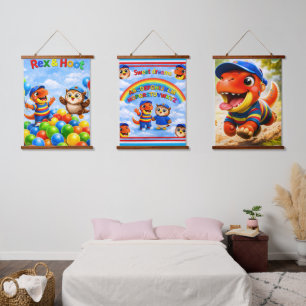 And who adventures of wood topped wall tapestries