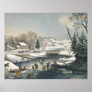 and Winter Morning Poster