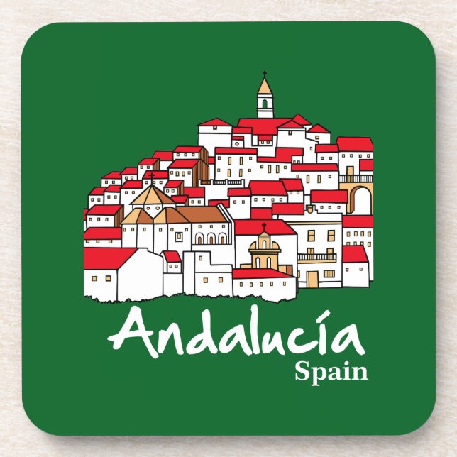 Andalucia 2 beverage coaster (Front)