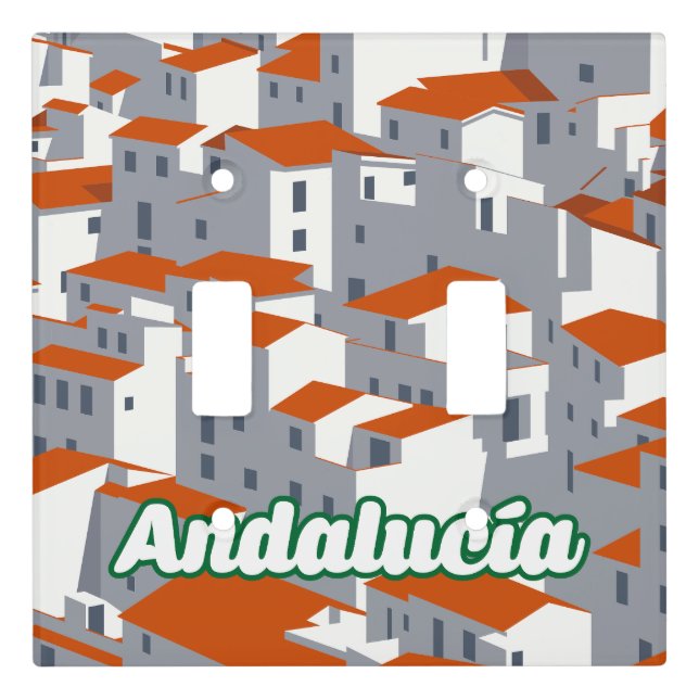 Andalucia 3 light switch cover (Front)