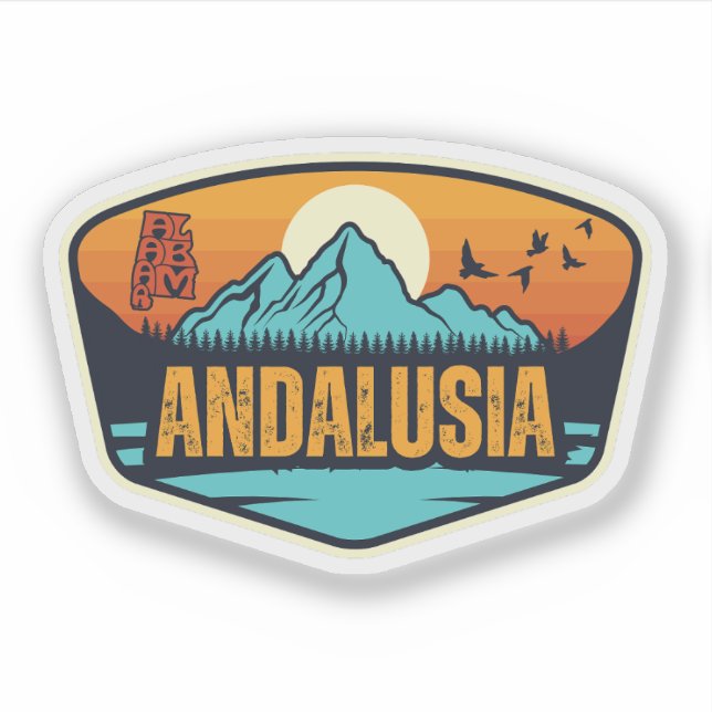 Andalusia, Alabama  Sticker (Front)