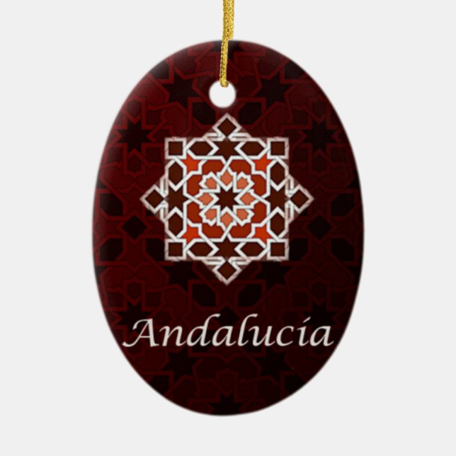 Andalusia art of tile and Moroccan ceramics in Ceramic Ornament (Front)