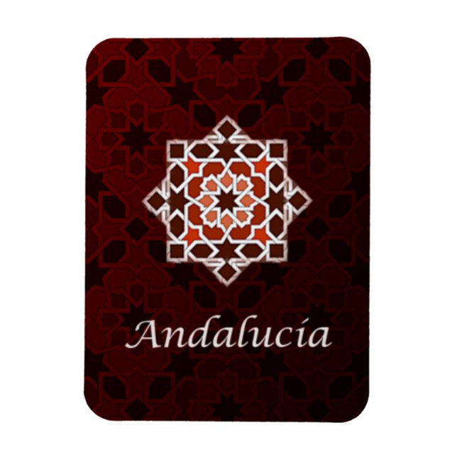 Andalusia, Moroccan tile and ceramic art in Magnet (Vertical)