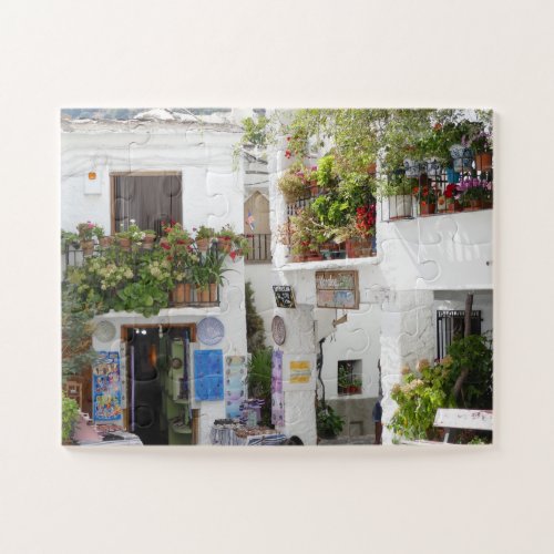 Andalusia Pedestrian Street Spain Europe Travel Jigsaw Puzzle