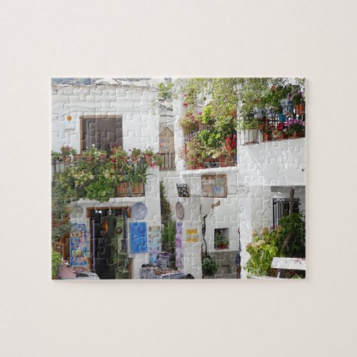 Andalusia Pedestrian Street Spain Europe Travel Jigsaw Puzzle