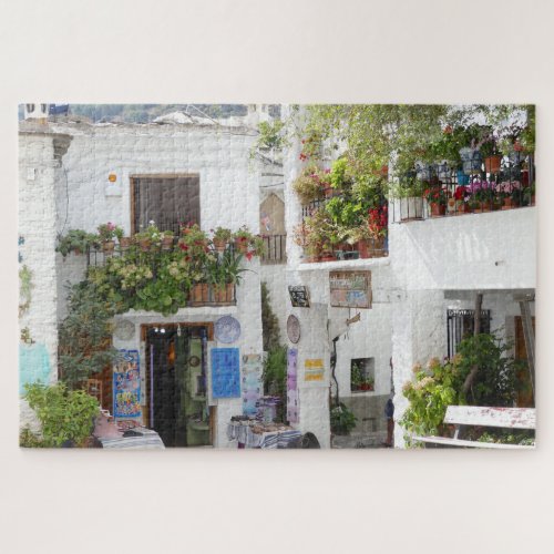 Andalusia Pedestrian Street Spain Europe Travel Jigsaw Puzzle