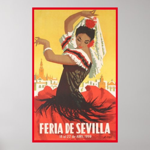 Andalusia seville poster