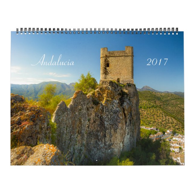 Andalusia, Spain Calendar 2017 (Cover)