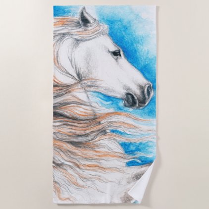 Andalusian Beauty Beach Towel