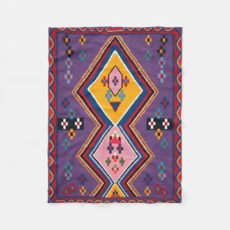 Andalusian Heritage Geometric Fine Art Fleece Blanket