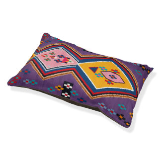 Andalusian Heritage Geometric Fine Art Pet Bed