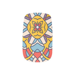 Andalusian-Moroccan mosaics arc cercle Minx Nail Art