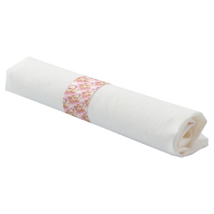 Andalusian Palomino purple watercolor Napkin Band