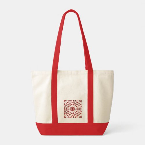 Andalusian red mosaic ALHAMBRA Tote Bag