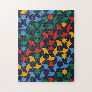 Andalusian Tiles 12 (Alhambra Palace, Granada) Jigsaw Puzzle