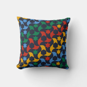 Andalusian Tiles 12 (Alhambra Palace, Granada) Throw Pillow