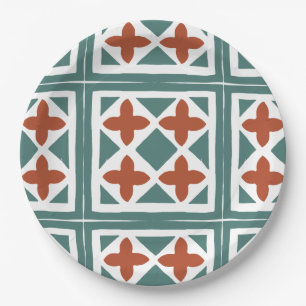 Andalusian Tiles 15 Paper Plates