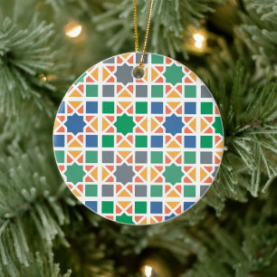 Andalusian Tiles 4 Ceramic Ornament
