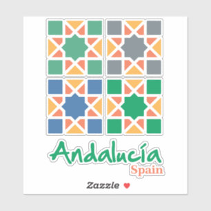 Andalusian Tiles 4 Sticker