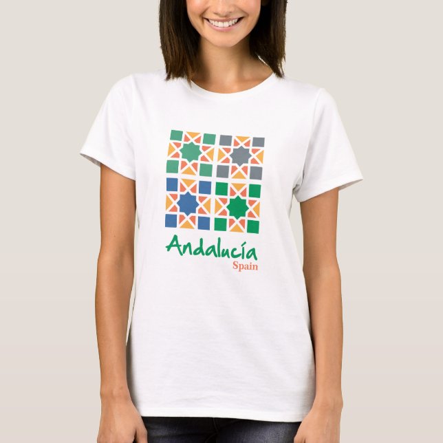 Andalusian Tiles 4 T-Shirt (Front)