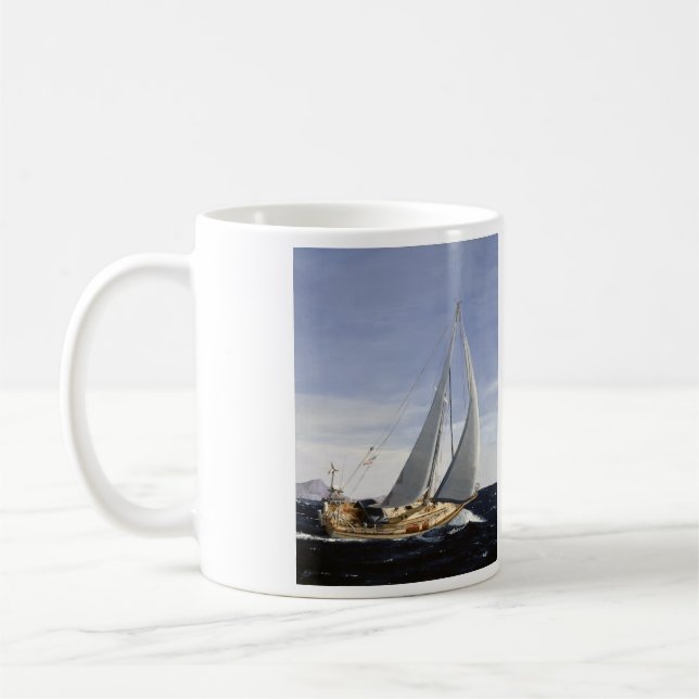 Andante Sailing mug with border (Left)