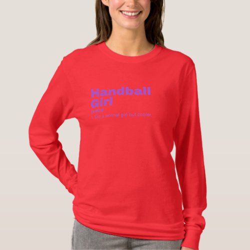 andball Girl _ Handball T_Shirt