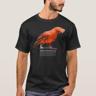 Andean cock-of-the-rock bird on the rocks Classic  T-Shirt