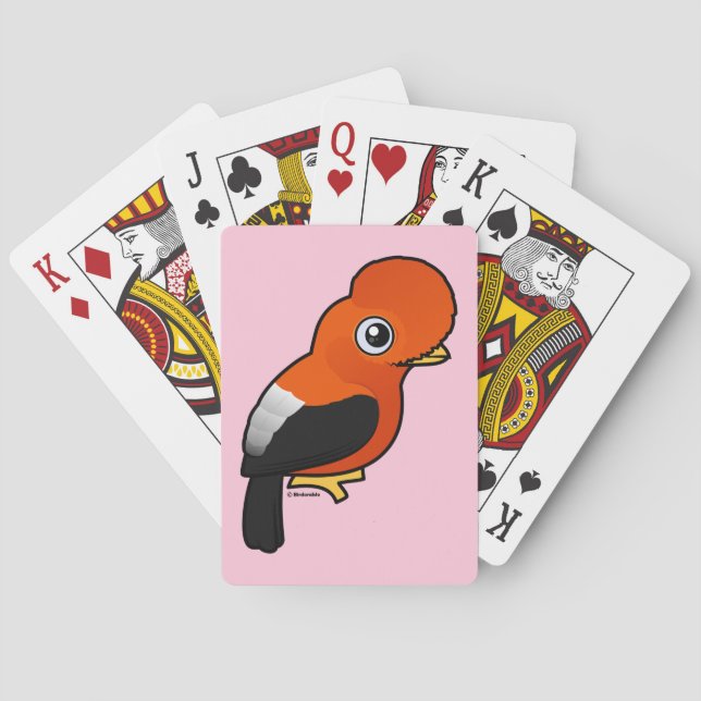 Andean Cock-of-the-rock Poker Cards (Back)