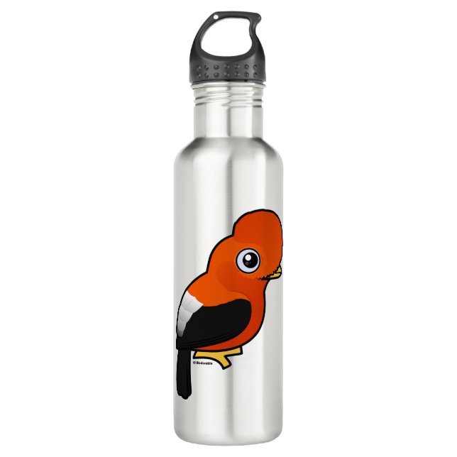 Andean Cock-of-the-rock Stainless Steel Water Bottle (Front)